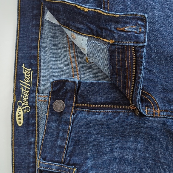 Old Navy Sweet Heart Boot Cut Jeans 12S Blue Pockets - Picture 6 of 14